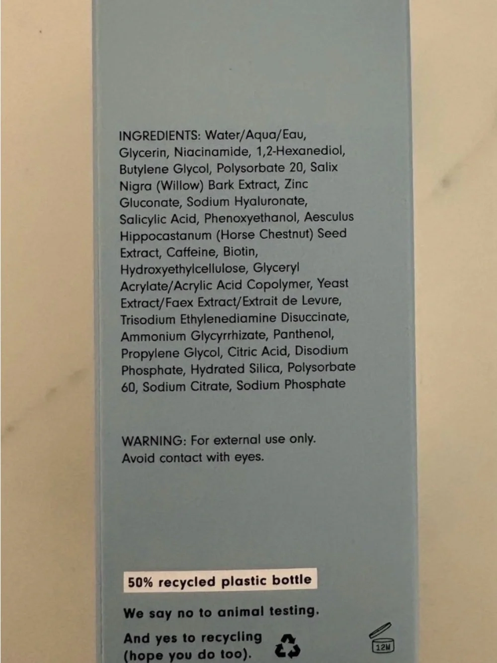 Versed Just Breathe Clarifying Serum - Blue